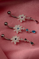 Floral Symphony Belly Button Ring