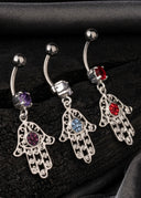 Sacred Glow Belly Button Ring