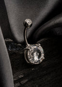 Crystal Eternity Belly Button Ring