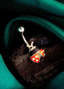 Lucky Ladybug Belly Button Ring