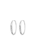Encore 925 Sterling Silver Hoop Earrings