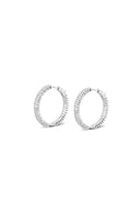 Around Town 925 Sterling Silver Hoop Earrings