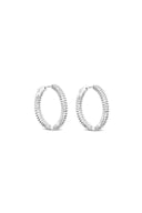 Around Town 925 Sterling Silver Hoop Earrings
