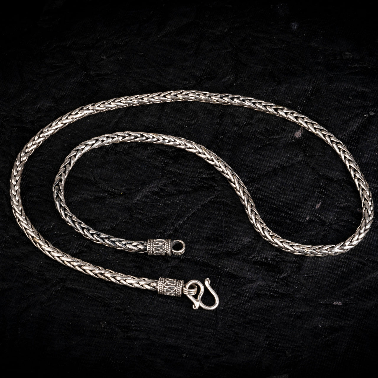 silver neck chain for men