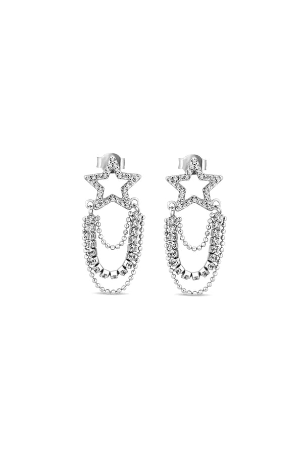 Starstruck 925 Sterling Silver Drop Earrings