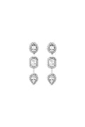 Three Wishes 925 Sterling Silver Drop Earrings