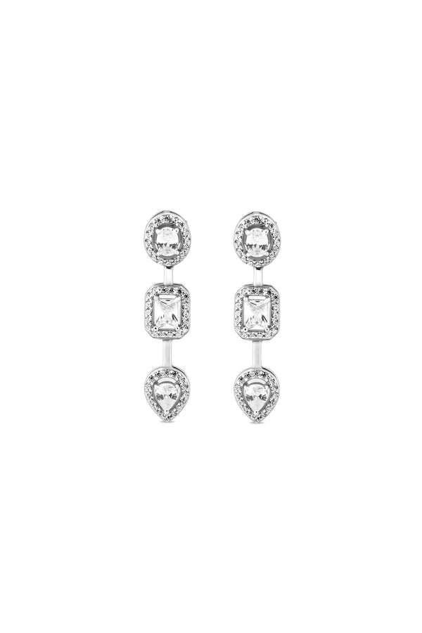 Three Wishes 925 Sterling Silver Drop Earrings