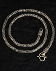 Onyx Coil Silver Chain