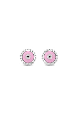 Rosy Outlook 925 Sterling Silver Stud Earrings
