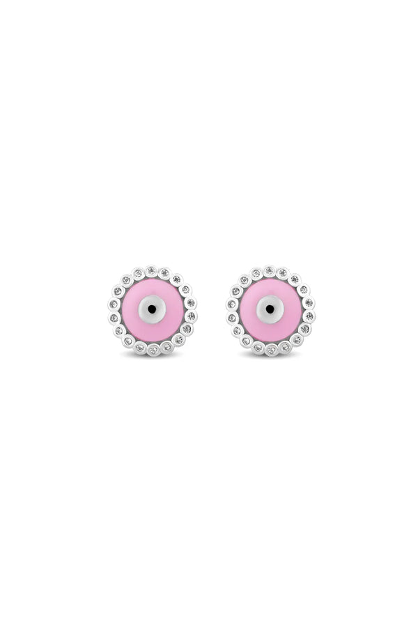 Rosy Outlook 925 Sterling Silver Stud Earrings