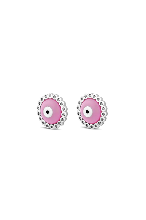 Rosy Outlook 925 Sterling Silver Stud Earrings