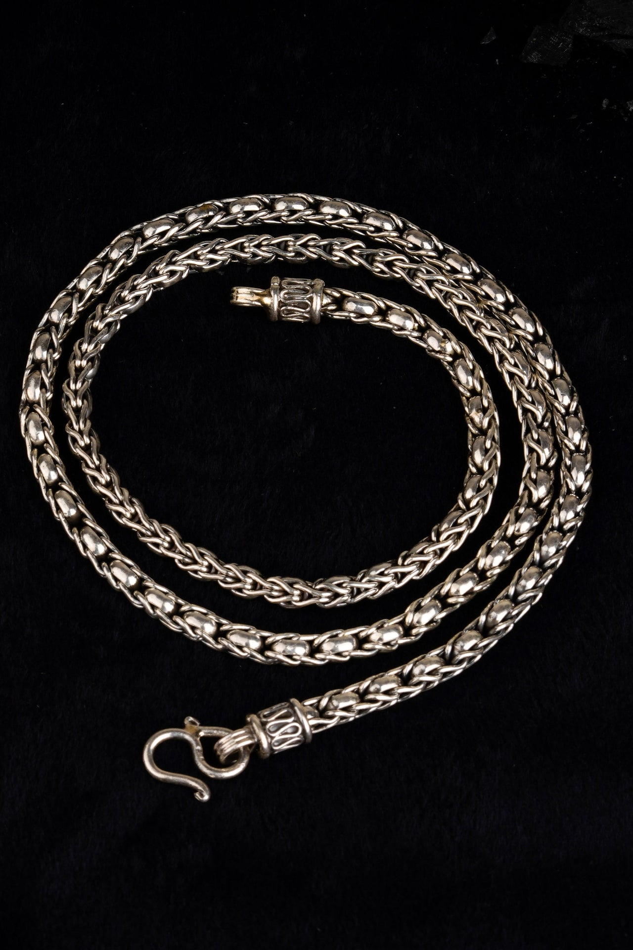 silver neck chain for men