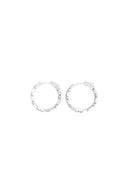Eclectic 925 Sterling Silver Hoop Earrings