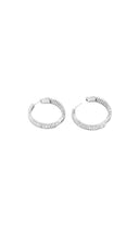 Around Town 925 Sterling Silver Hoop Earrings