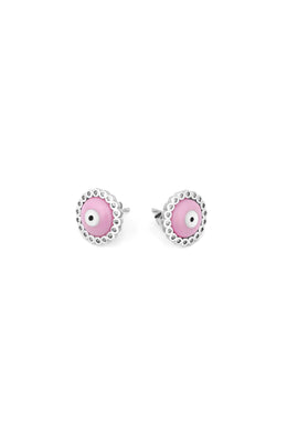 Rosy Outlook 925 Sterling Silver Stud Earrings