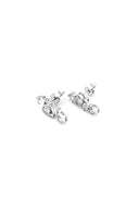 What If 925 Sterling Silver Stud Earrings