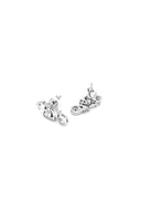 What If 925 Sterling Silver Stud Earrings