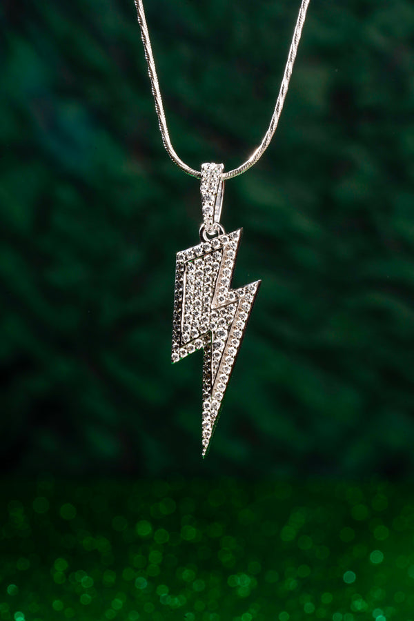 Storm Drip Silver Pendant