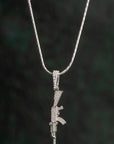Cold Shot Silver Pendant