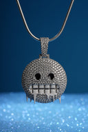 Icy Grit Silver Pendant