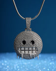 Icy Grit Silver Pendant