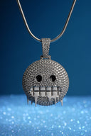 Icy Grit Silver Pendant