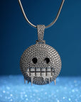 Icy Grit Silver Pendant