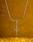Trinity Glow Silver Pendant
