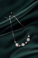 Moonlit Grace Silver Bracelet