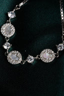 Moonlit Grace Silver Bracelet