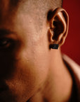 Shadow Pixel Silver Studs