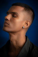 Luxe Matrix Silver Studs