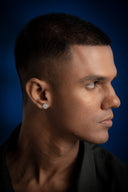 Luxe Matrix Silver Studs