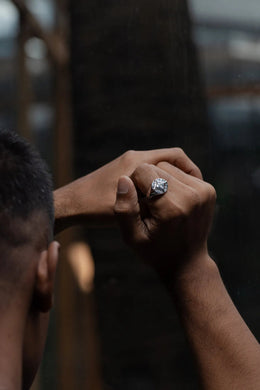 Dorian Men’s Silver Ring Parman