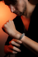 Draco Men's Silver Kada