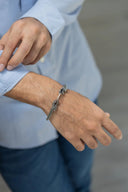 Dragon Link Men’s Silver Bracelet Parman