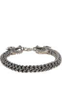 Dragon Weave Men’s Silver Bracelet Parman