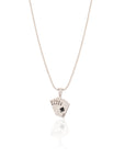 High Stakes Silver Pendant