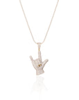 Sign Off Silver Pendant