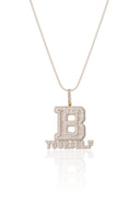 B Yourself Silver Pendant