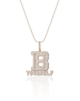B Yourself Silver Pendant