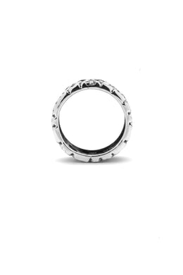 Elora Ocean Wave Silver Ring