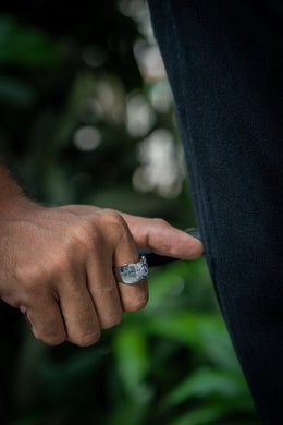 Excalibur Men’s Silver Ring Parman