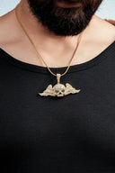 Flight Risk Silver Pendant