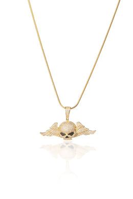 Flight Risk Silver Pendant