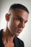Golden Spear Silver Hoops