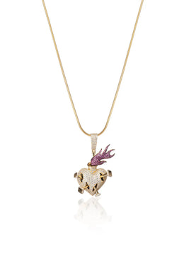 Heartburn Silver Pendant