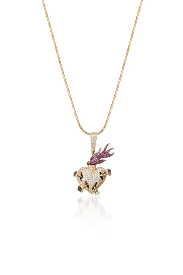 Heartburn Silver Pendant