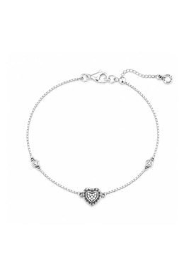 Heartspeak Silver Bracelet