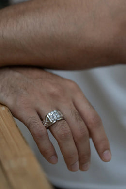 Helios Men’s Silver Ring Parman